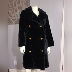 Vintage Borgana By Fairmoor Faux Fur Coat